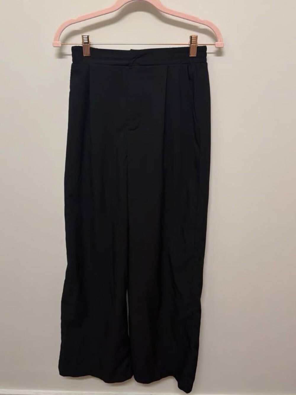 Classic Black Wide-Leg Trousers